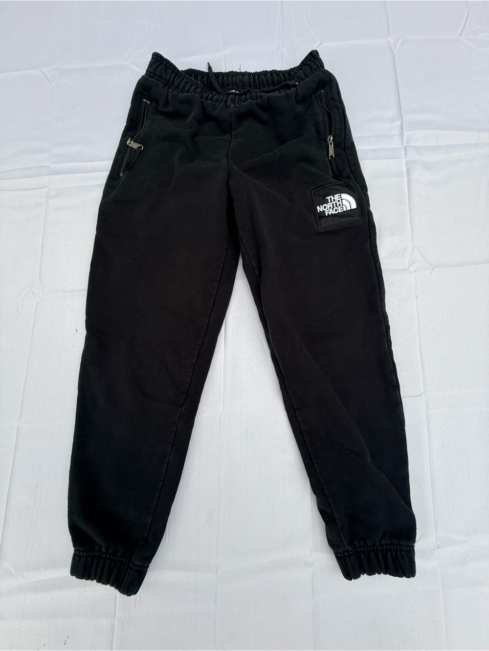 #64 The North Face Black Women's Fleece Joggers with Logo Patch-size(s)